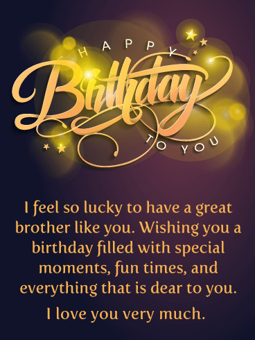 birthday wishes for brother